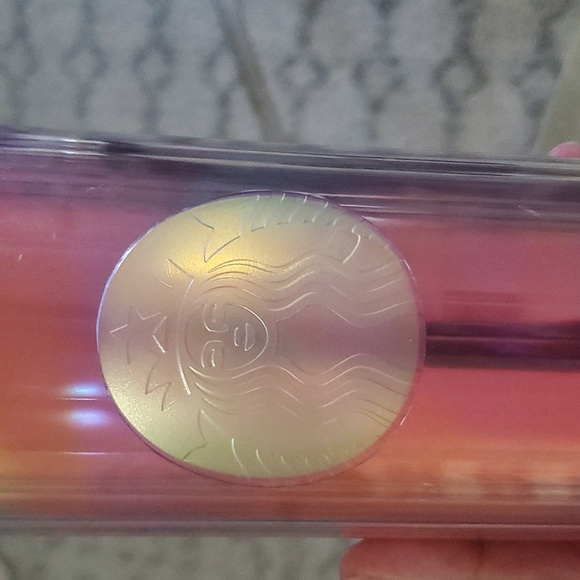 Starbucks 2021 Rainbow Kaleidoscope 24oz. Cold Cup - Picture 4 of 5